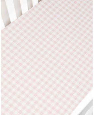 Picnic Gingham Crib Sheet