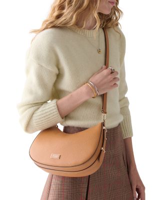 Liv Pebbled Leather Convertible Shoulder Bag