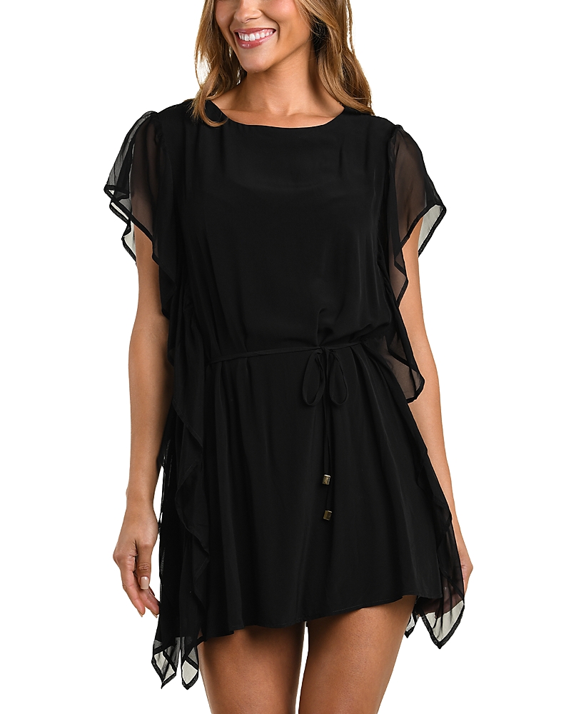 L'Agence Glam Covers Alia Tunic Swim Cover-Up