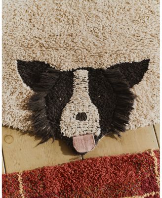 Lorena Canals Wouf Wouf Washable Rug Dogs 4'7"x4'7" Round Area Rug