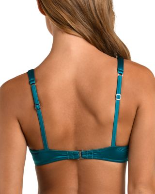 Lexie Liquid Shine Bikini Top