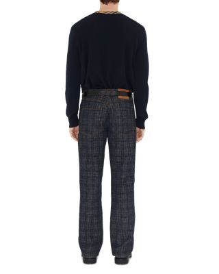 Michael Check Crewneck Sweater