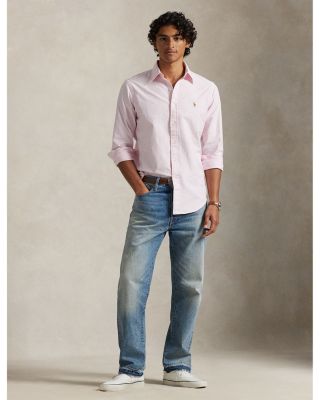 Classic Fit Striped Oxford Shirt