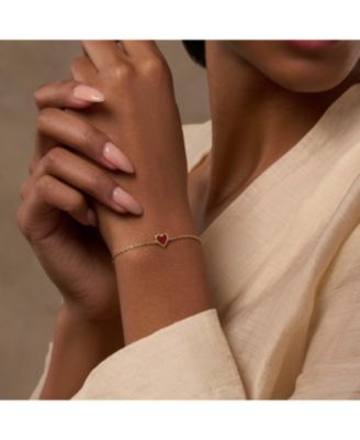  Soulful Passion Carnelian Heart Bracelet