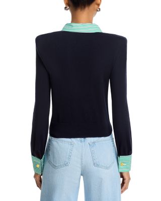 April Poplin Collar Pullover