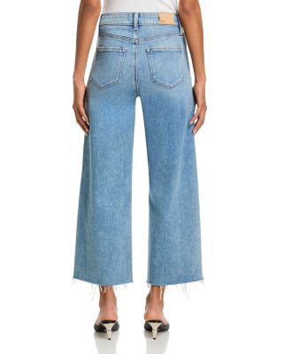 Anessa High Rise Raw Twisted Outseam Barrel Jeans in Enchante 
