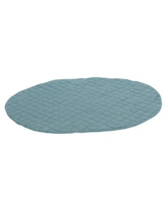 Unisex Stone Washed Linen Quilted Playmat - Baby