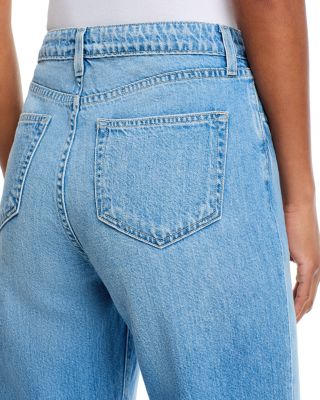 Wanda Mid Rise Cropped Wide Leg Jeans in Anaheim