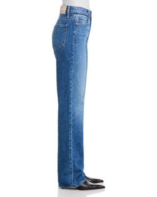 Stevie High Rise Straight Leg Jeans in Bonjour