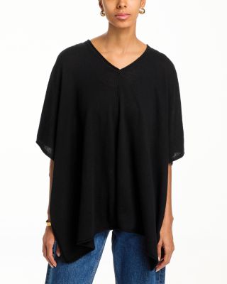 Lightweight Cashmere Poncho Tee