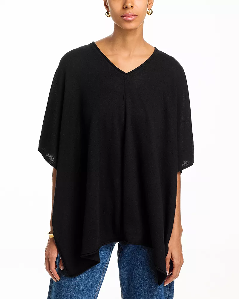 Atm Lightweight Cashmere Poncho Tee