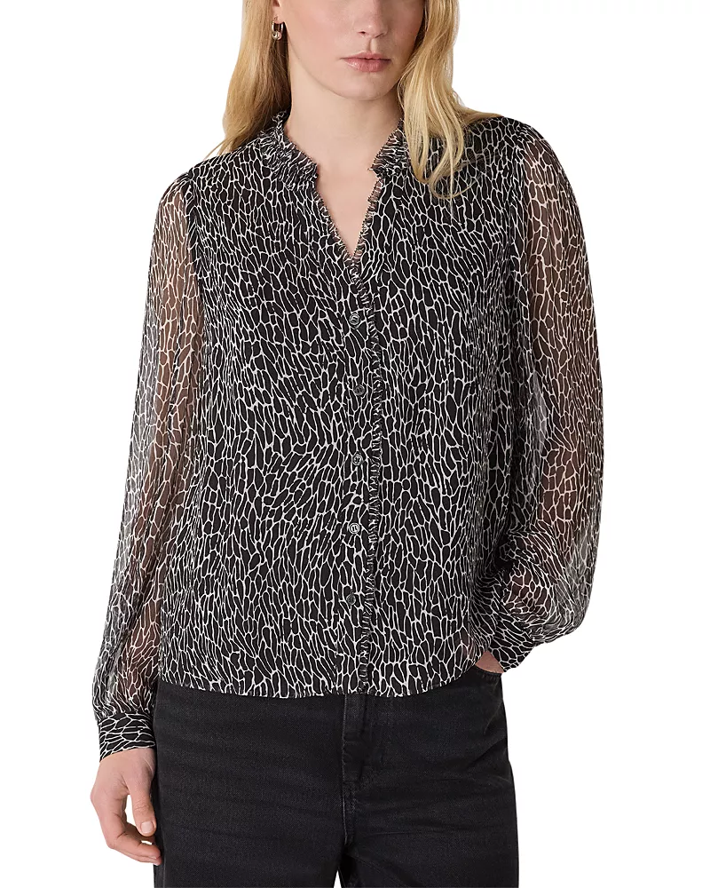 Whistles Dragonfly Print Blouse