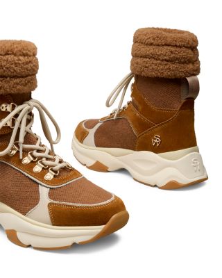 Women's Shearling High Top Hiking Boots
