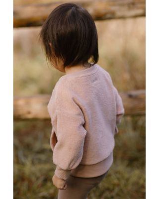 Unisex Teddy Fleece Dropped Shoulder Sweatshirt - Baby, Little Kid