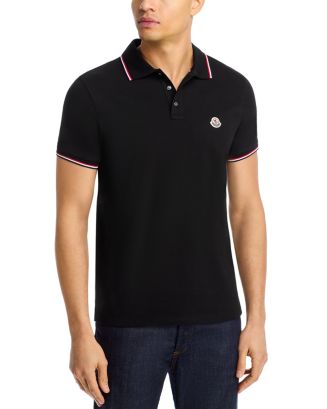 【MONCLER】Tricolor Trimmed コットンピケ 黒 sizeL 15566971_fpx.tif?$filterlrg$&