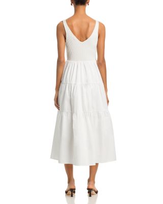 Knit Poplin Midi Dress - Exclusive