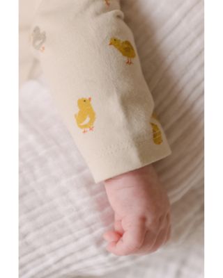 Unisex The Littles Long Sleeved Kimono One Piece Printed Bodysuit - Baby