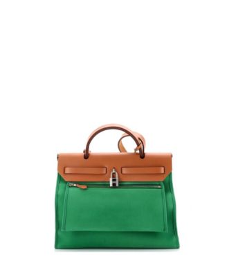 31 Herbag Zip Leather and Toile