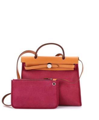 31 Herbag Zip Leather and Toile