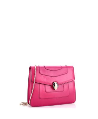  Medium Serpenti Forever Square Shoulder Bag Leather