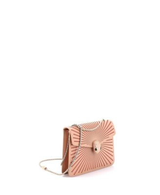  Small Serpenti Forever Square Shoulder Bag Laser Cut Leather