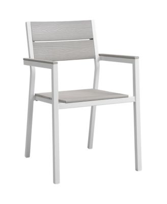  Maine Outdoor Patio Dining Armchair, Set of 2