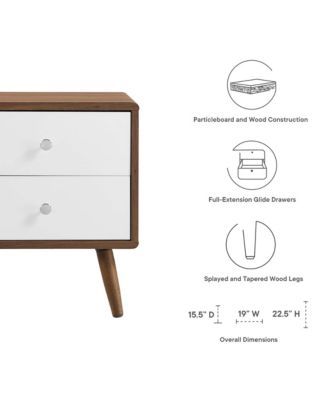  Transmit 2-Drawer Nightstand