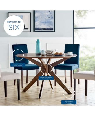  Crossroads Wood Dining Table
