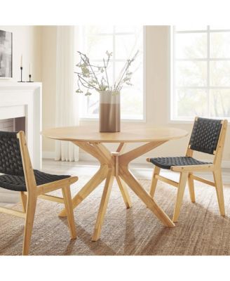  Crossroads Wood Dining Table