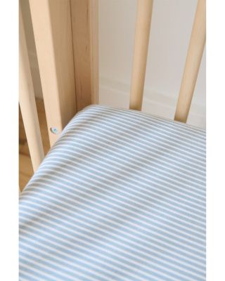Pehr Unisex Seersucker Striped Crib Sheet
