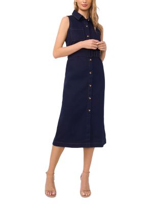 Sleeveless Shirtdress