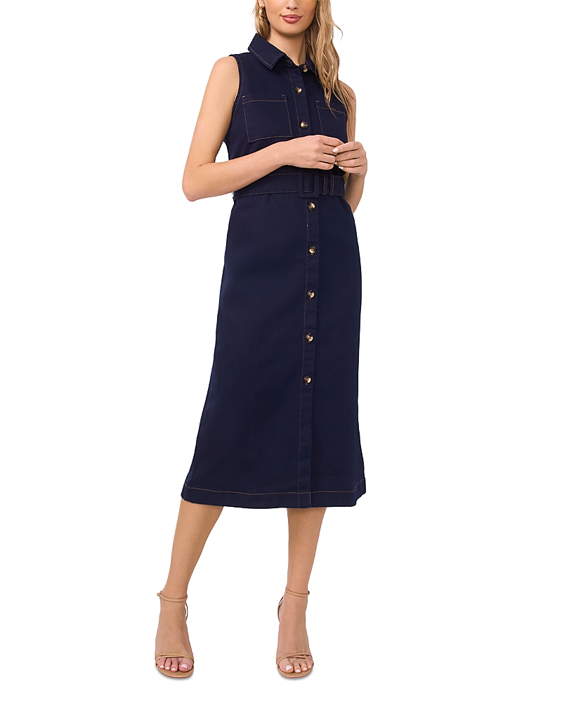 Vince Camuto Sleeveless Shirtdress