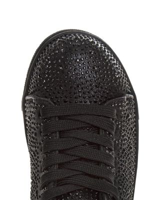 Badgley Mishka Girls' Glitzy Sparkly Rhinestones Sneakers - Toddler, Little Kid, Big Kid