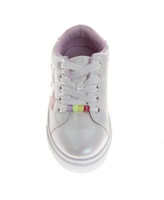 Badgley Mishka Girls' Glitter Stars Lace-Up Sneakers - Toddler, Little Kid, Big Kid