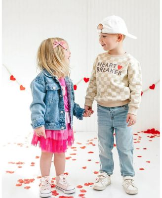 Boys' Heartbreaker Checkered Valentine's Day Sweatshirt - Little Kid, Big Kid