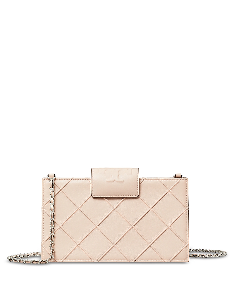 Tory Burch Fleming Mini Leather Chain Wallet