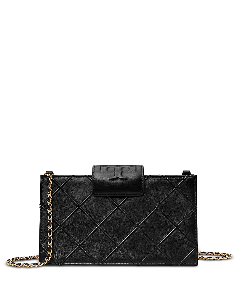 Tory Burch Fleming Mini Leather Chain Wallet