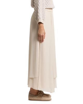 Paneled Pull On Skirt