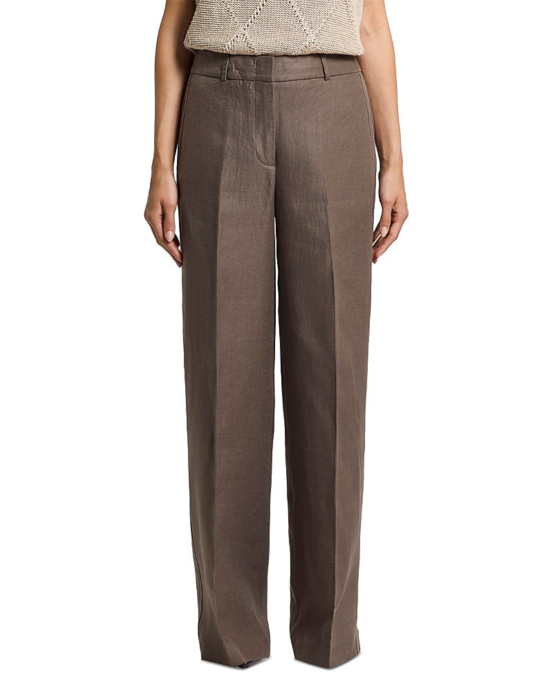 Peserico Linen Palazzo Pants
