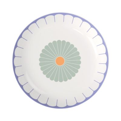 Fleur Couleur Low Serving Bowl