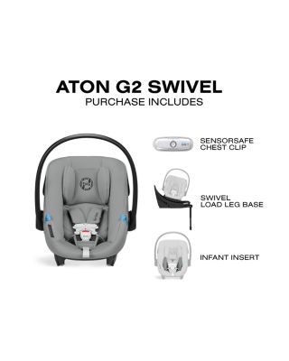 Aton G2 Swivel Infant Car Seat with Load Leg Base