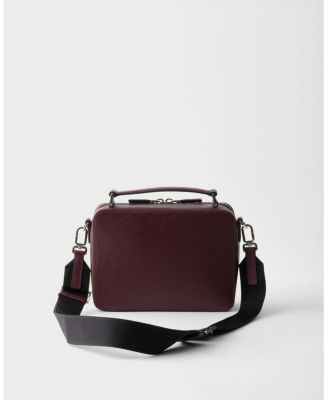  Brique Medium Saffiano Leather Bag