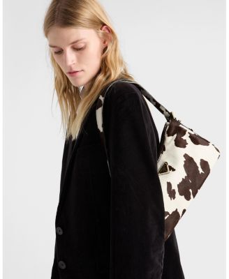 Aimee Medium Printed Leather Shoulder Bag