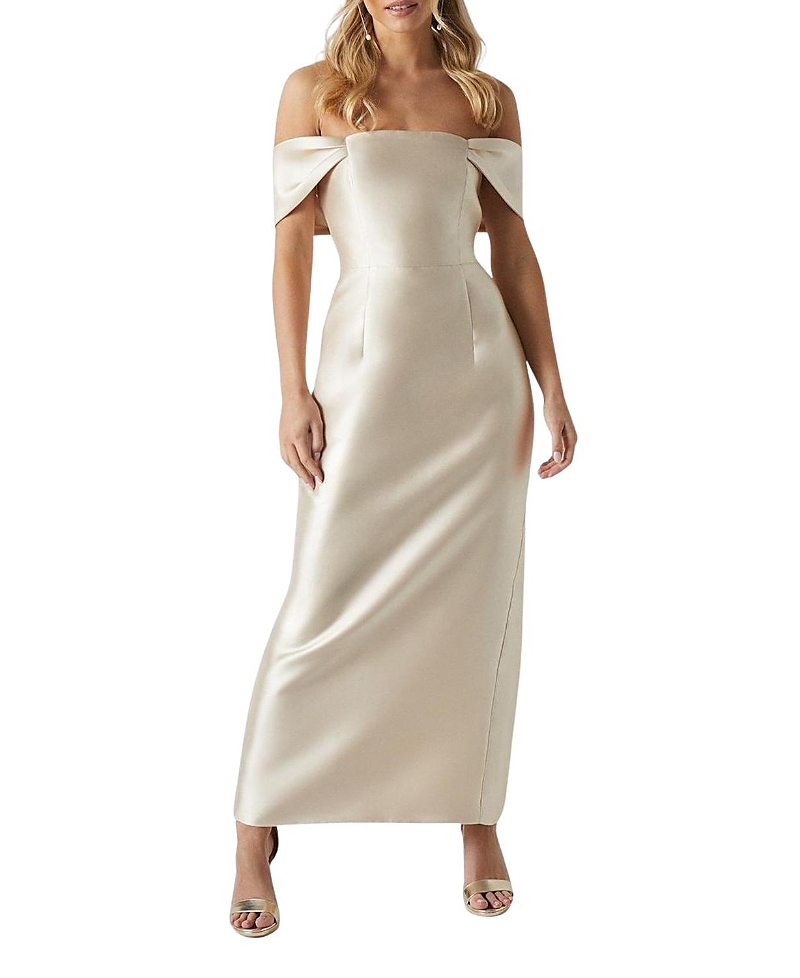 Coast Petite Column Midi Bridesmaid Dress