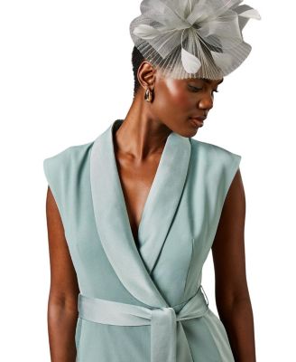 Tux Satin Midi Dress