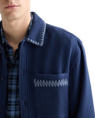 Waffle Structure Relaxed Fit Shirt