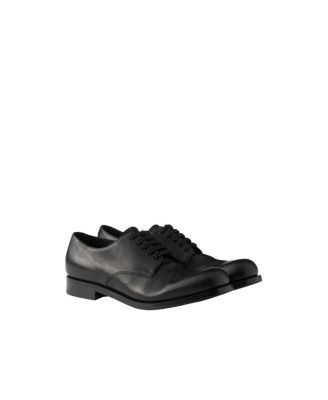  Men's Antiqued Leather Laced Derby Shoes