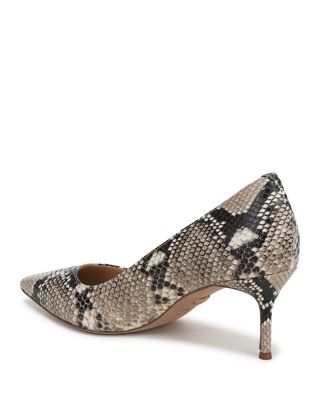 Women's Rita Snake Embossed Leather Pumps