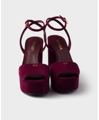  Women's Suede Platform Sandals