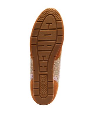 Women's YRC Crystal Signature Jacquard Flat Sneakers